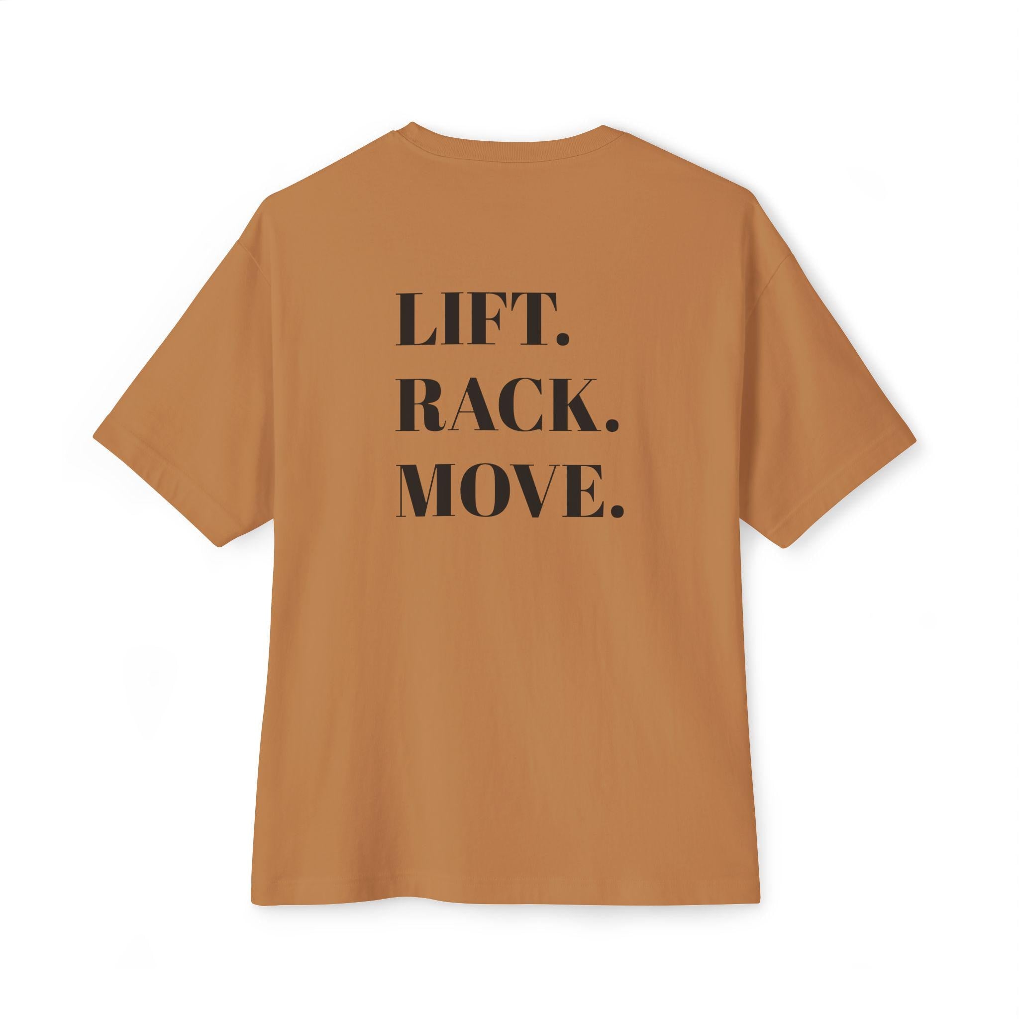 Lift. Rack. Move. T-Shirt | Fitness Gym Workout Tee