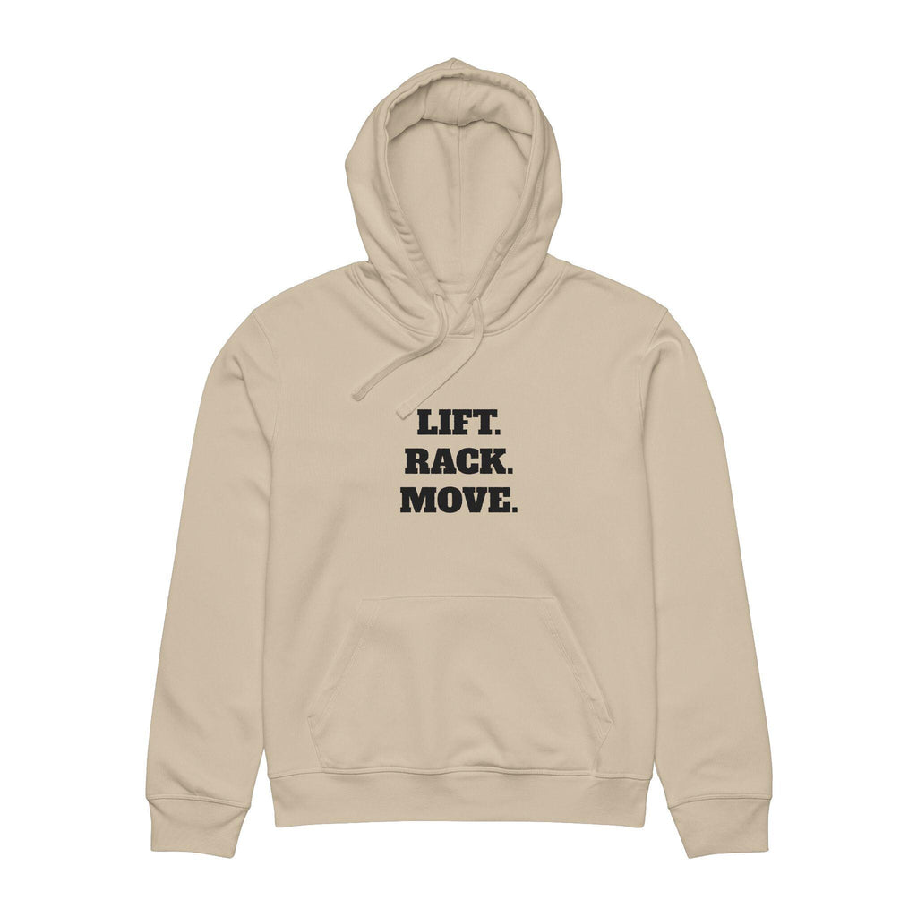 Lift, Race, Move / Finish Your Set Hoodie | Drummer Fitness Typography Sweatshirt