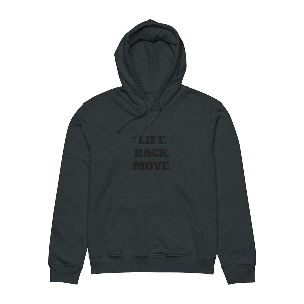 Lift, Race, Move / Finish Your Set Hoodie | Drummer Fitness Typography Sweatshirt